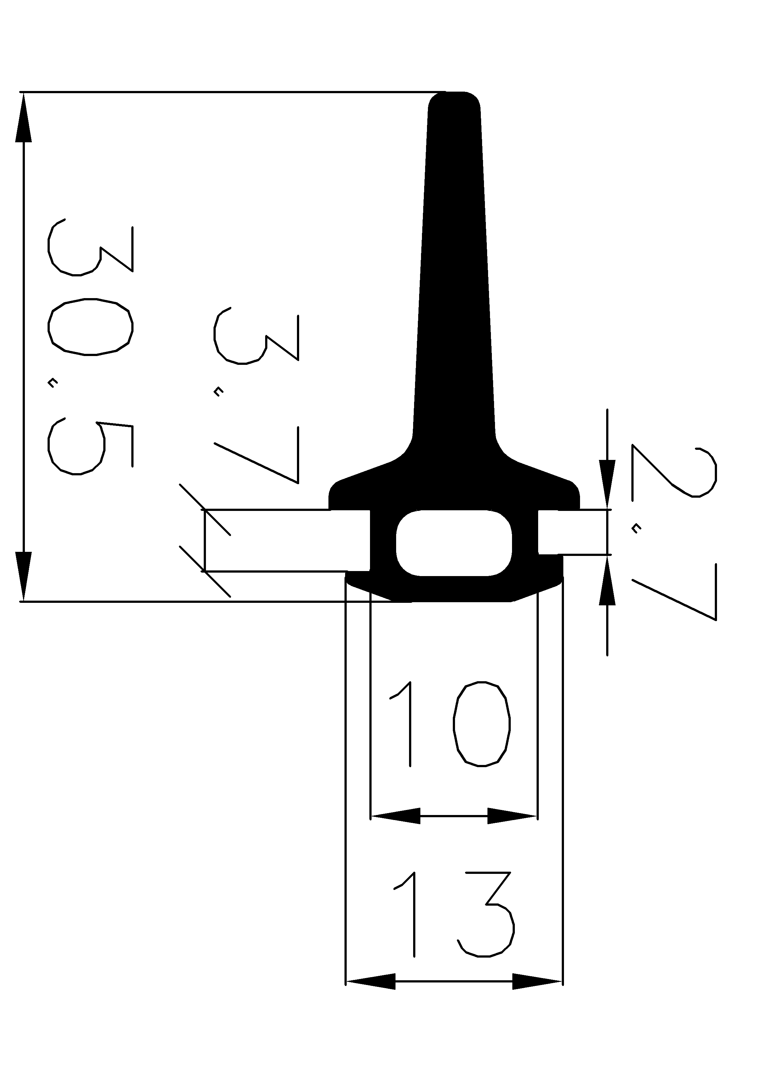 4800370KG - rubber profiles - Cover and T-profiles 4800370KG - rubber profiles - Cover and T-profiles