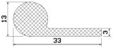MZS 25551 - sponge profiles - Flag or 'P' profiles MZS 25551 - sponge profiles - Flag or 'P' profiles